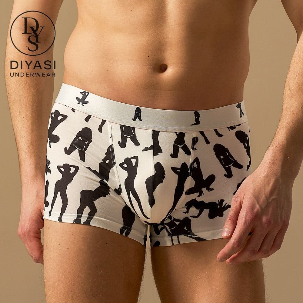 Printed Mid-Rise Men's Trunk, style M007 Print, original product image