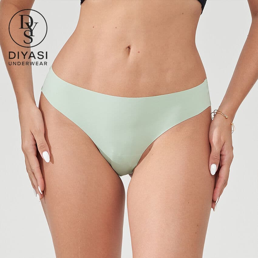 Bonded Seamless Low-Rise Thong, style DYS322, original product image