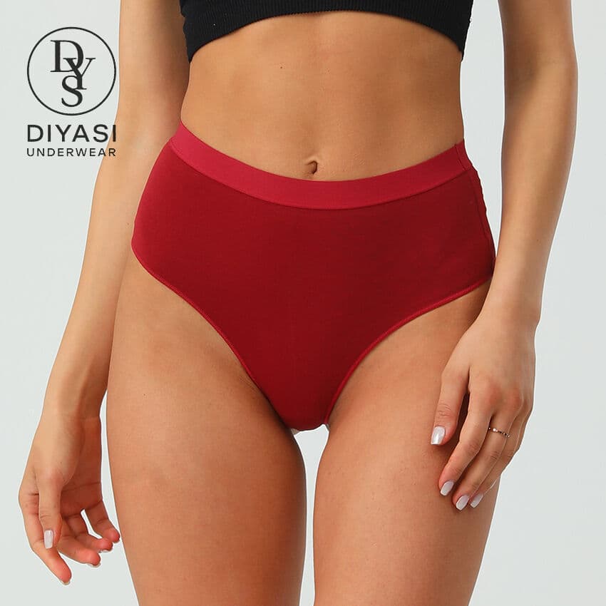 Extra-High-Waist Cotton Thong, style DYS205, original product image