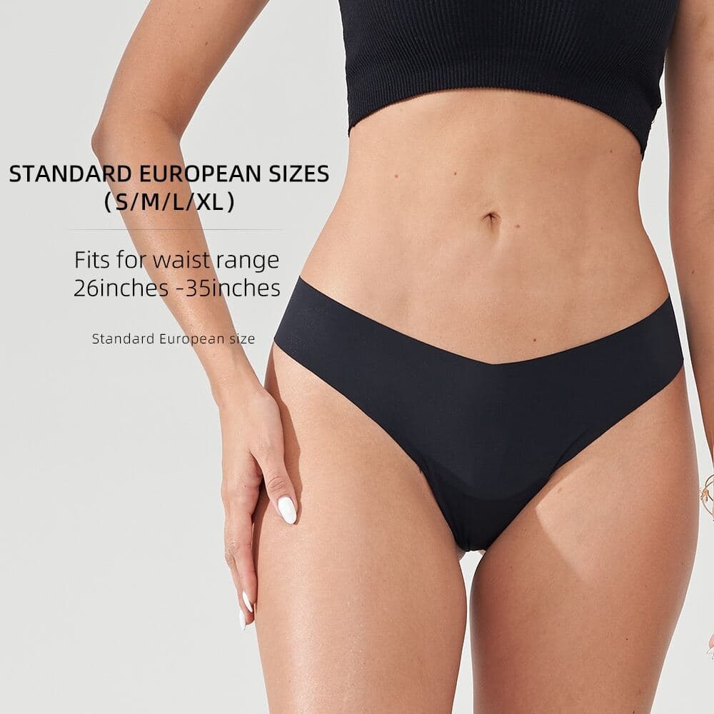 Seamless V-Waist Low-Rise Thong — source construction or detail photograph 1