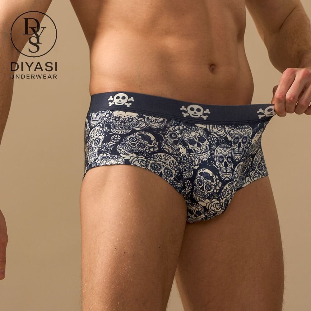 Printed Low-Rise Modal-Pouch Trunk — photograph 1 of 7