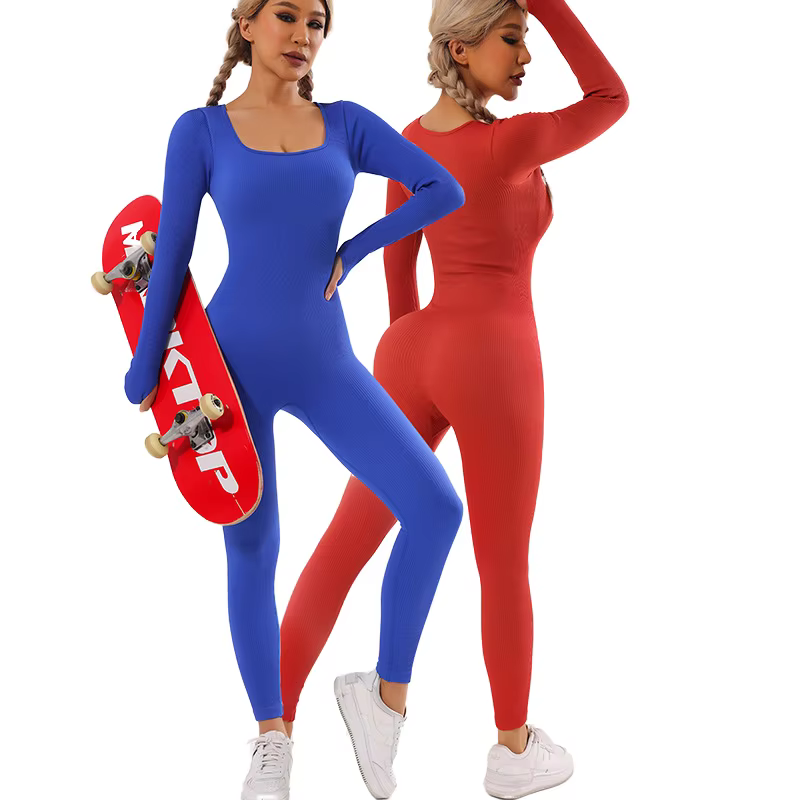 Women's Ribbed Knit Seamless Leggings for Activewear Brands