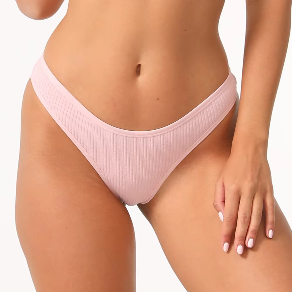 Women's Cotton Seamless Thong Underwear for Private Label Underwear Brands