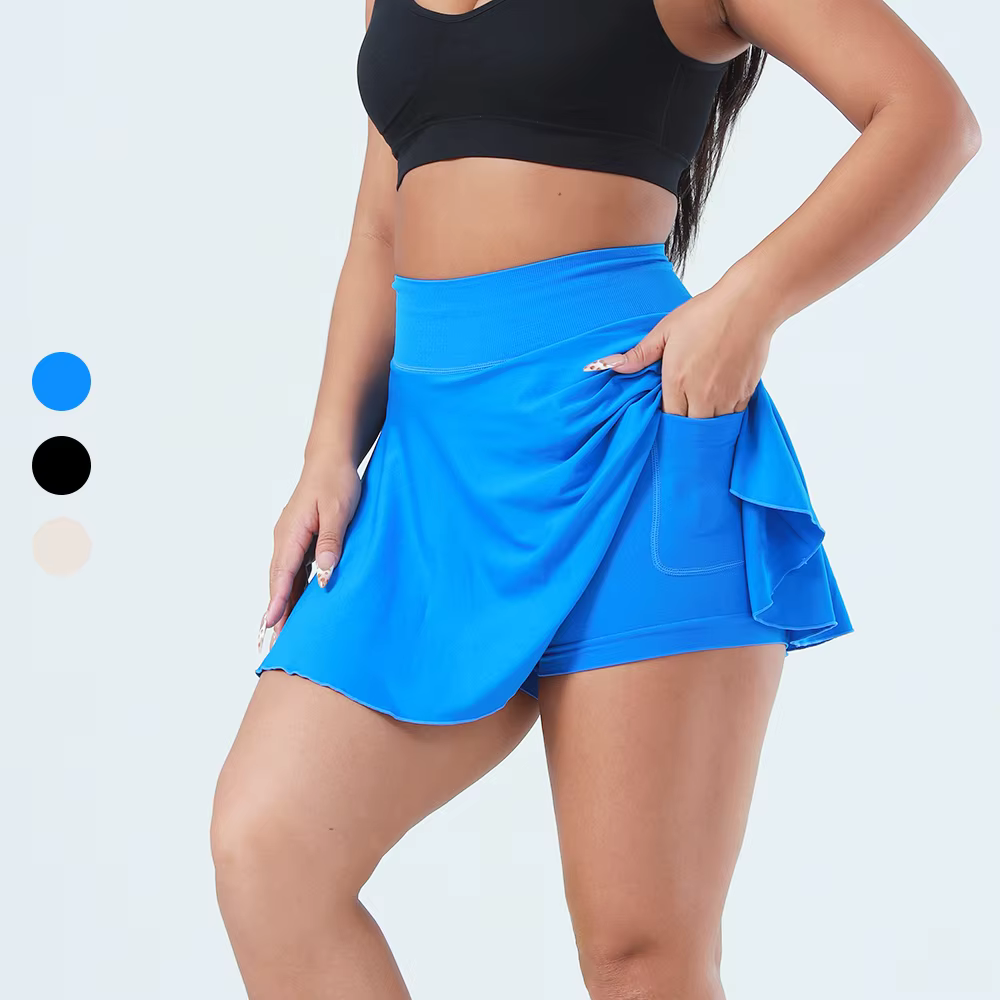 Women's Nylon Blend Shorts for Activewear Brands