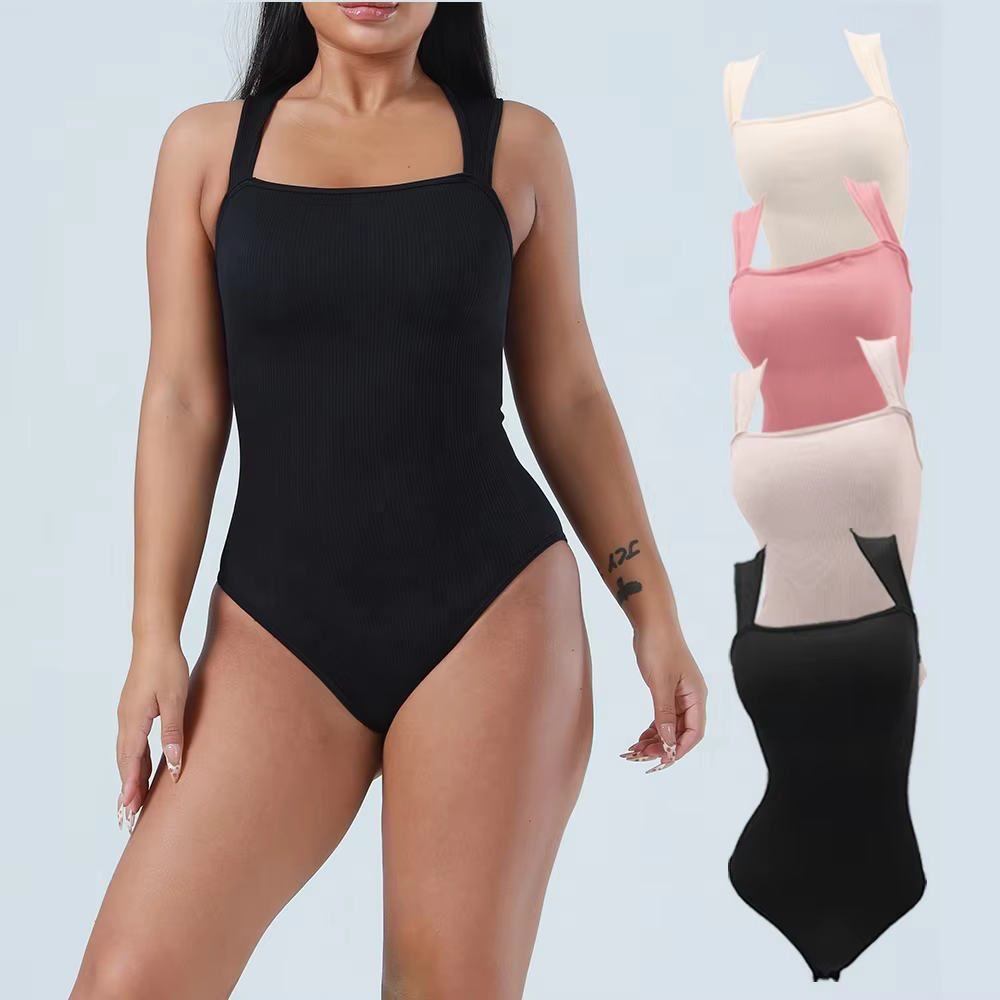Women's Ribbed Knit Briefs for Activewear Brands