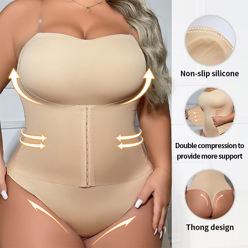 Women's Soft Stretch Seamless Thong Underwear for Shapewear Collections