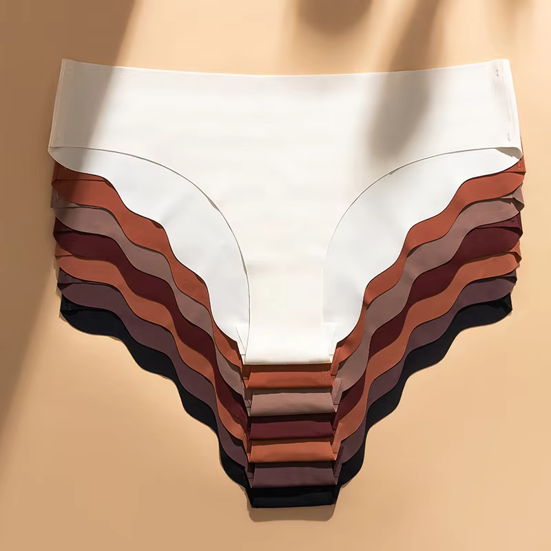 Women's Nylon Blend Seamless Thong Underwear with No-Show Fit for Private Label Underwear Brands