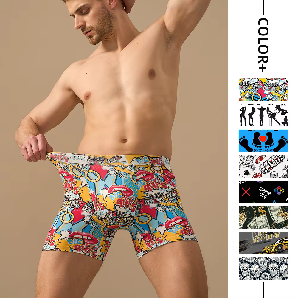 Men's Soft Stretch Boxer Briefs for Private Label Basics