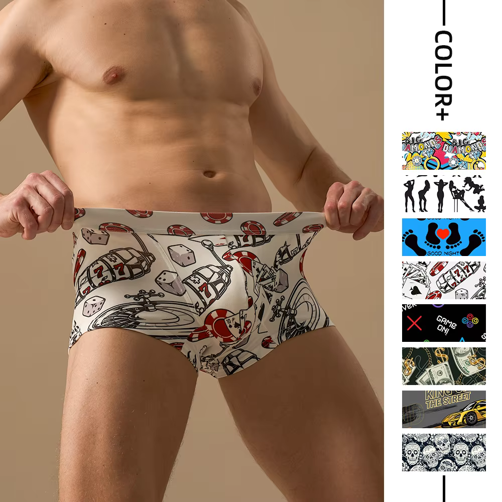 Men's Soft Stretch Boxer Briefs for Private Label Basics