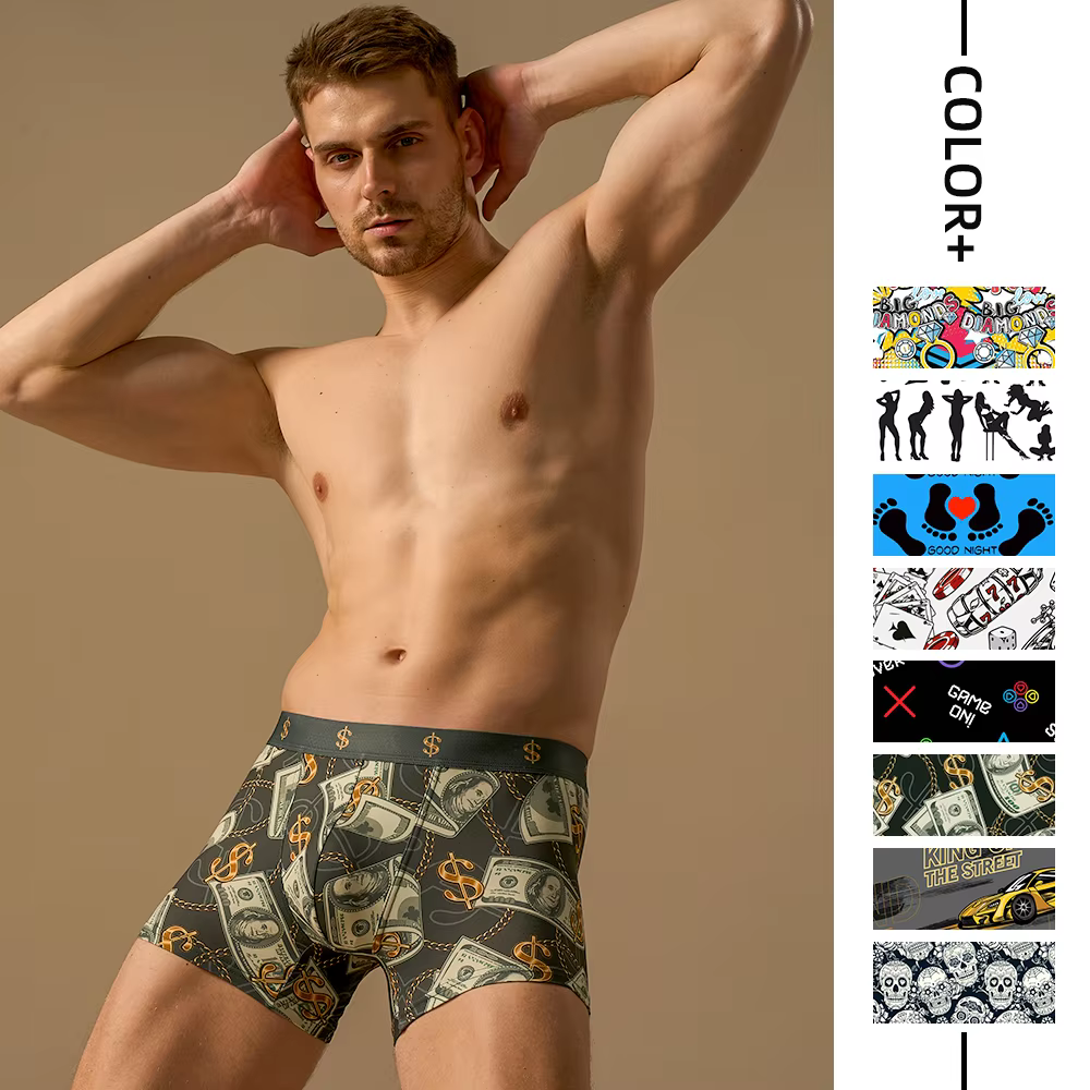 Men's Soft Stretch Boxer Briefs for Private Label Basics